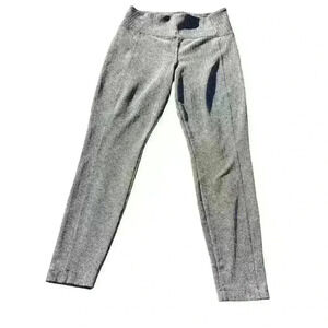 ATHLETA Delancey Herringbone Tight Leggings Size Medium Black/Grey